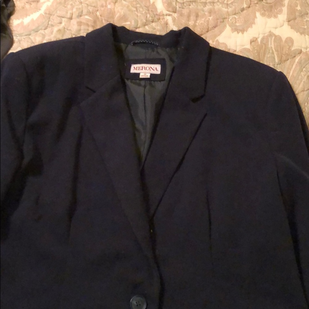 Navy blue blazer